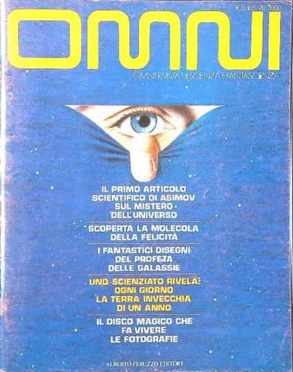 Omni dicembre 1981 - copertina