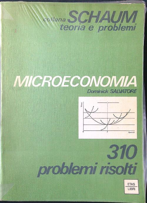 Microeconomia 310 problemi risolti - Dominick Salvatore - copertina