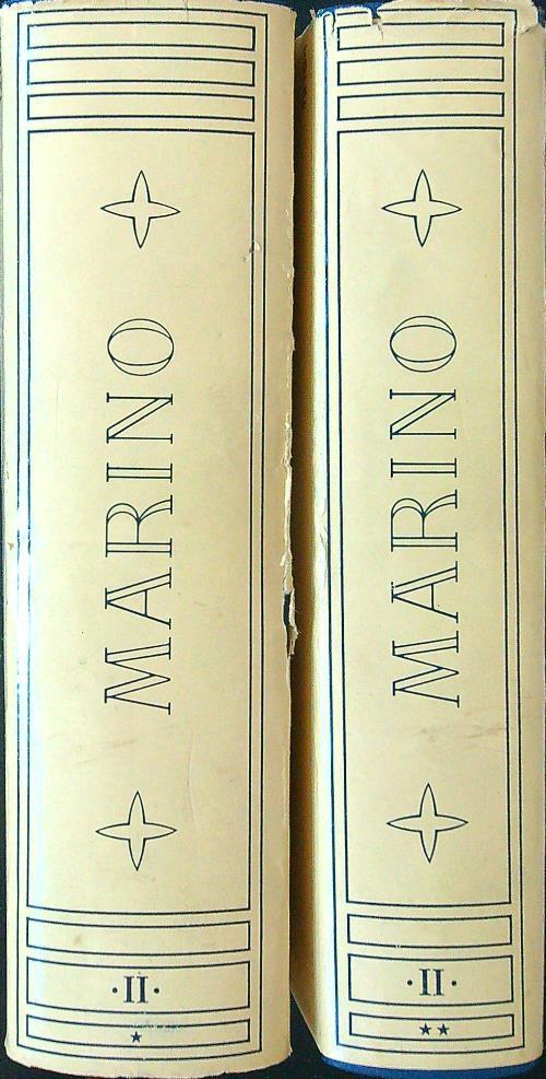 Giovan Battista Marino Vol. 2 L'Adone tomi 1 e 2