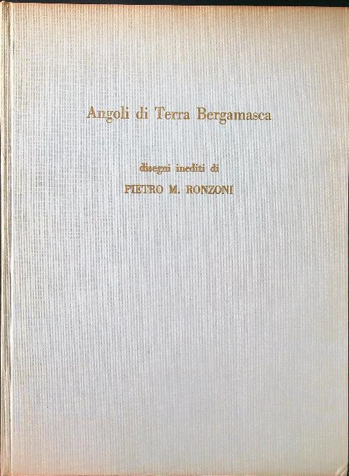 Disegni inediti di Pietro Ronzoni III parte: angoli di terra bergamasca