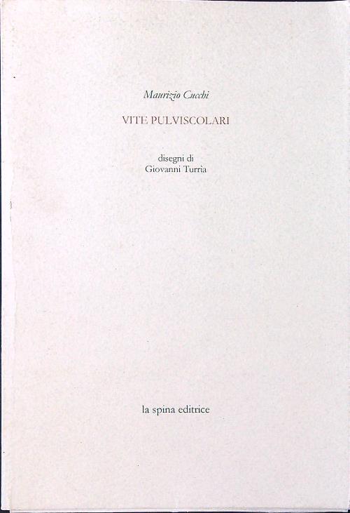 Vite pulviscolari - Cucchi - copertina