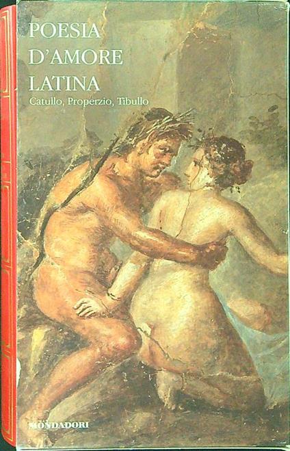 Poesia d'amore latina - copertina