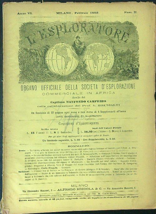 L' esploratore Anno VI - Febbraio 1882 - Fasc II