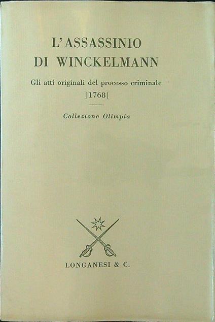 L' L'assassinio di Winckelmann - Cesare Pagnini - copertina
