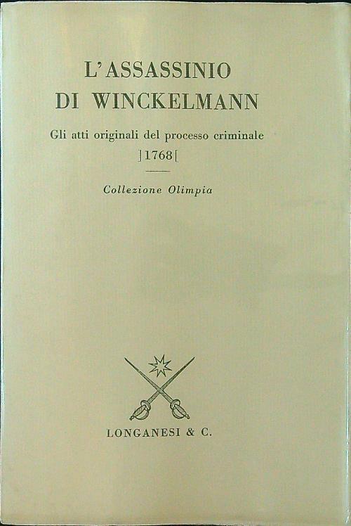 L' L'assassinio di Winckelmann - Cesare Pagnini - copertina