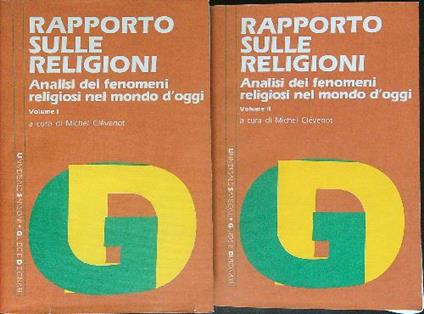 Rapporto sulle religioni 2 vv - Michel Clevenot - copertina
