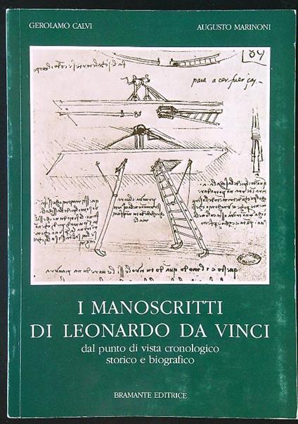 I manoscritti di Leonardo da Vinci - Calvi - copertina