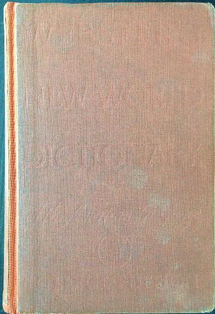 Webster's New World Dictionary of the American Language - copertina