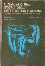 Storia della letteratura italiana Vol 3 Parte 2