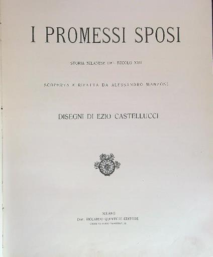 I  Promessi Sposi - copertina