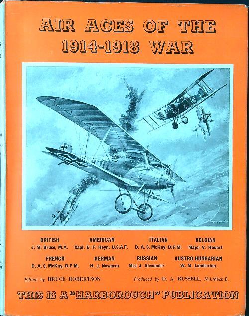 Air Aces of the 1914-1918 War - Bruce Robertson - copertina