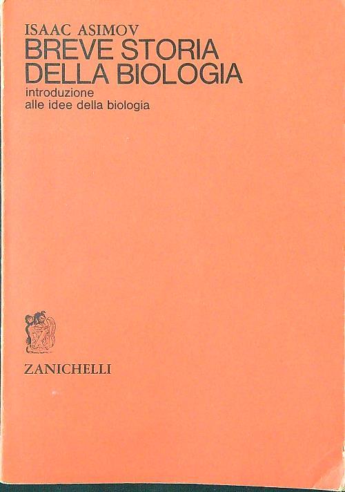 Breve storia della biologia - Isaac Asimov - copertina