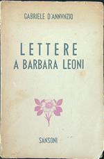 Lettere a Barbara Leoni
