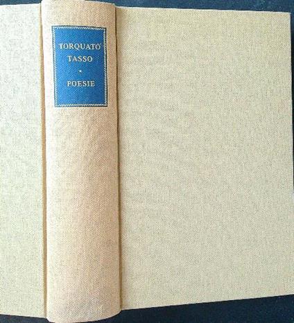 Poesie - Torquato Tasso - copertina