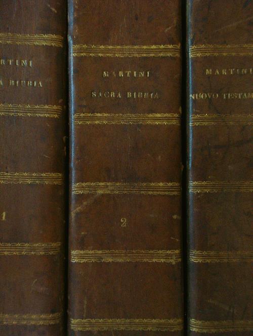 La sacra bibbia + nuovo testamento 3 voll.