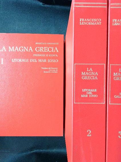 La Magna Grecia. Paesaggi e storia 3 voll. - Francesco Lenormant - copertina