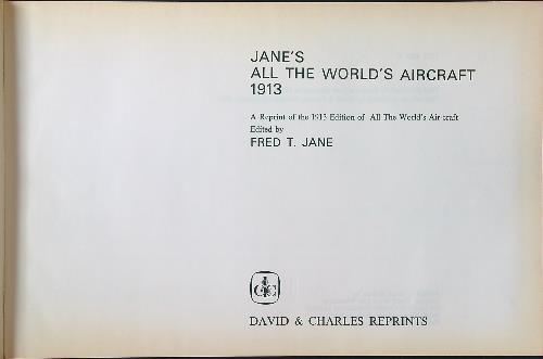 Janès All the World's Aircraft 1913