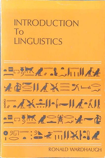 Introduction to linguistics - Ronald Wardhaugh - copertina