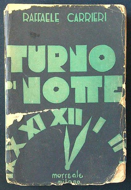 Turno di notte - Raffaele Carrieri - copertina