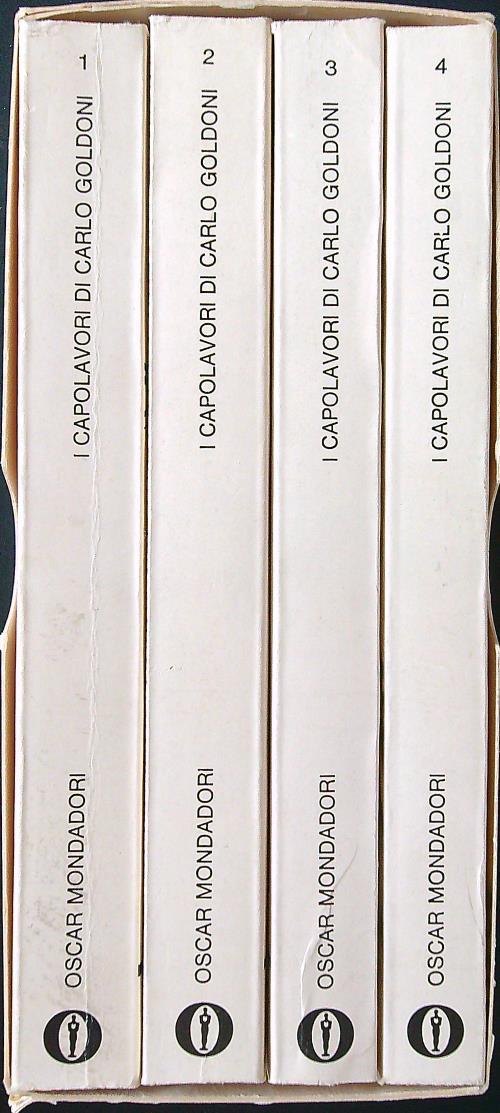 I capolavori di Carlo Goldoni 4 voll. - Carlo Goldoni - copertina