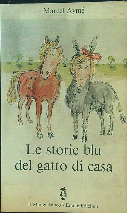 Le storie blu del gatto di casa - Marcel Aymè - copertina