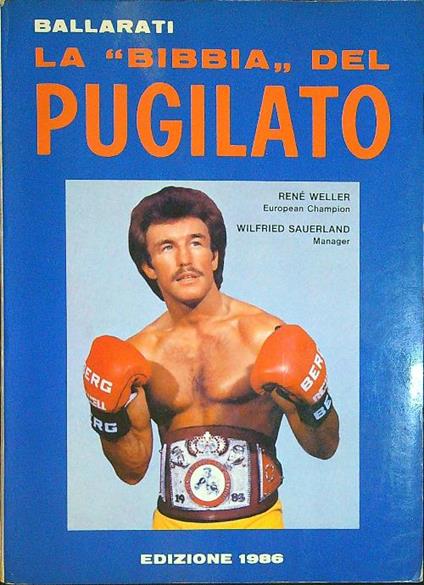 La bibbia del pugilato 1986 - Giuseppe Ballarati - copertina
