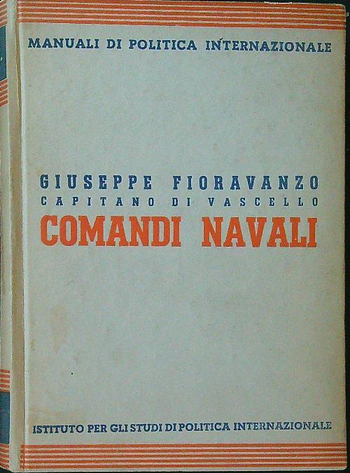 Comandi navali - Giuseppe Fioravanzo - copertina