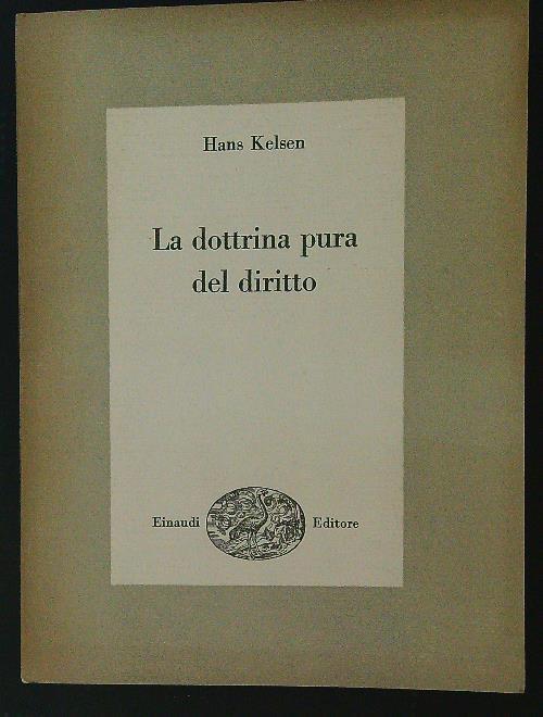 La dottrina pura del diritto