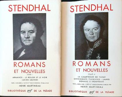 Romans et nouvelles 2 voll. - Stendhal - copertina