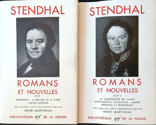 Romans et nouvelles 2 voll. - Stendhal - copertina