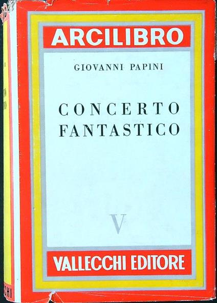Concerto fantastico - Giovanni Papini - copertina