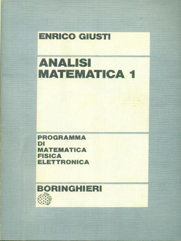 Analisi matematica 1