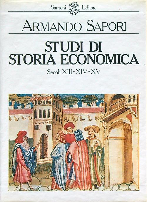 Studi di storia economica 2 voll. - Armando Sapori - copertina
