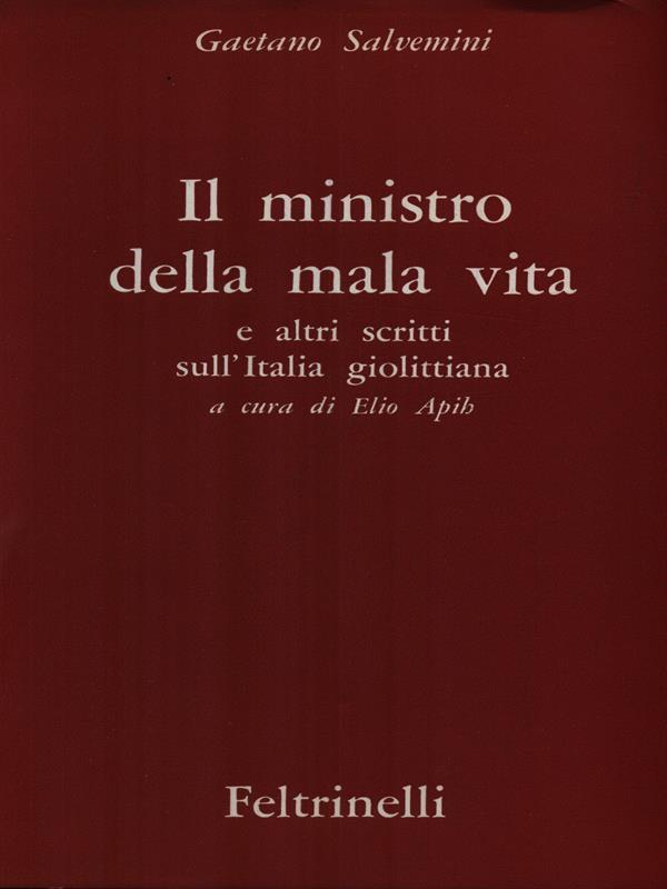 Il ministro della mala vita