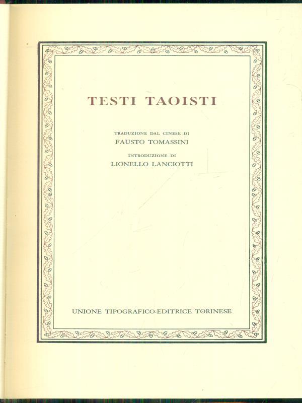 Testi taoisti