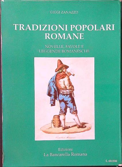Tradizioni popolari romane 2 voll. - Giggi Zanazzo - copertina