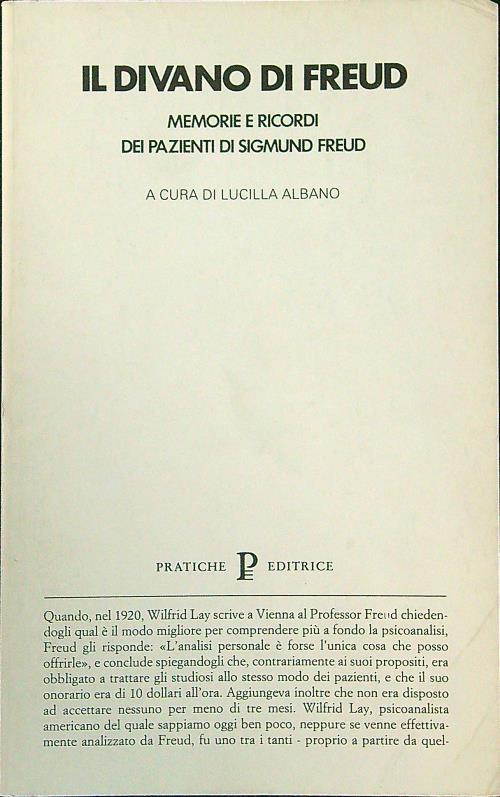 Il  divano di Freud - Lucilla Albano - copertina