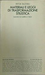 Materiali e leggi di trasformazione stilistica