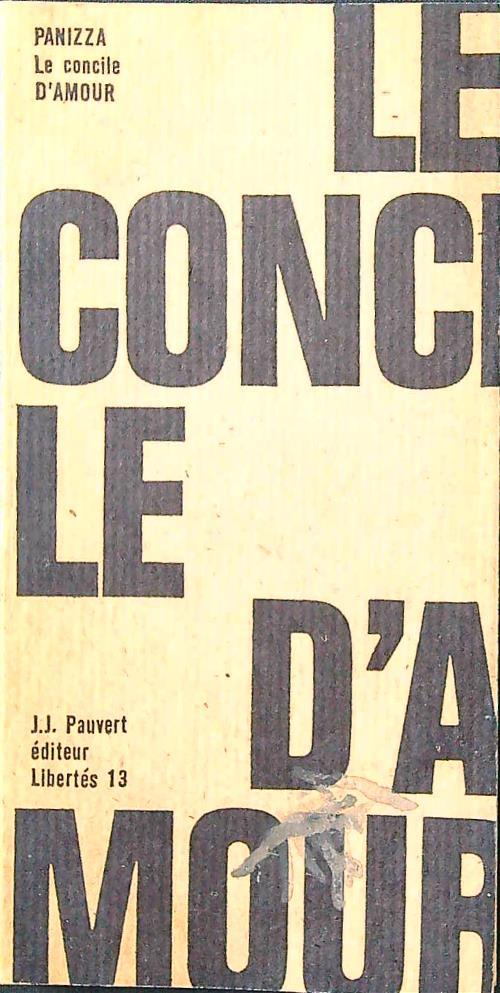 Le concile d'amour - Oscar Panizza - copertina