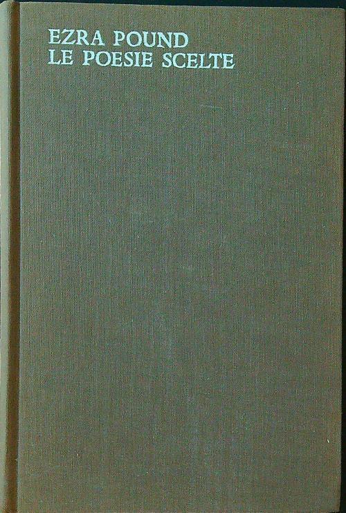 Le poesie scelte - Ezra Pound - copertina