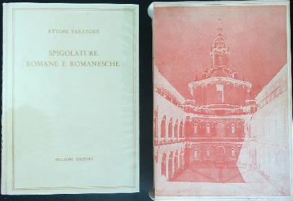 Spigolature Romane e Romanesche - Ettore Paratore - copertina