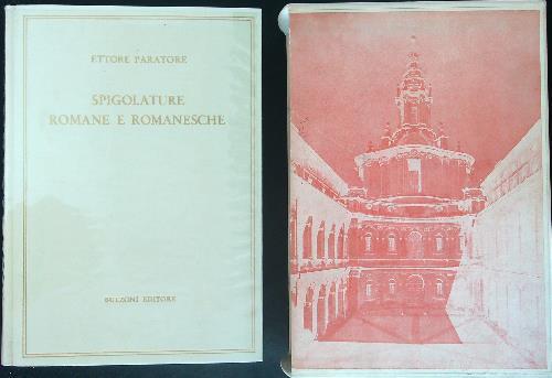 Spigolature Romane e Romanesche - Ettore Paratore - copertina