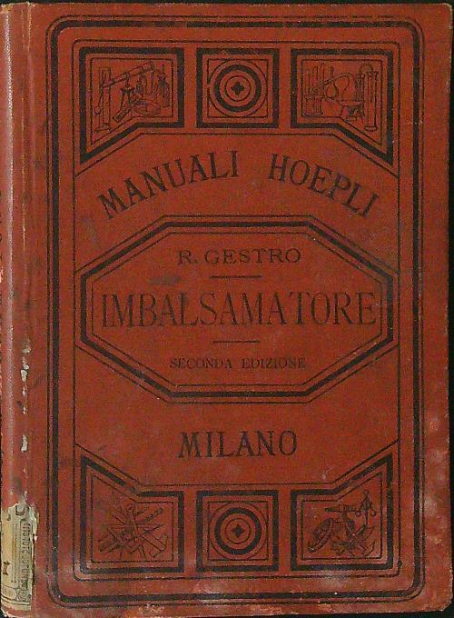 Imbalsamatore - R. Gestro - copertina