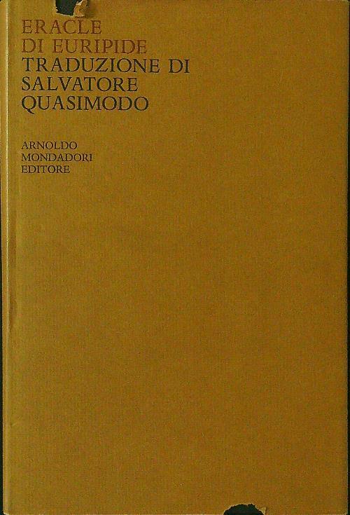 Eracle di Euripide - Quasimodo - copertina
