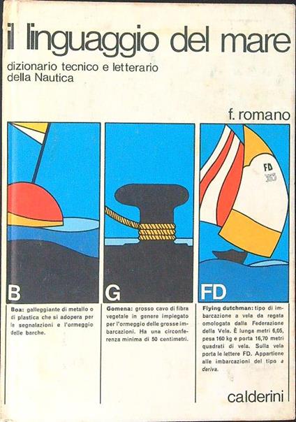 Il  linguaggio del mare - F. Romano - copertina