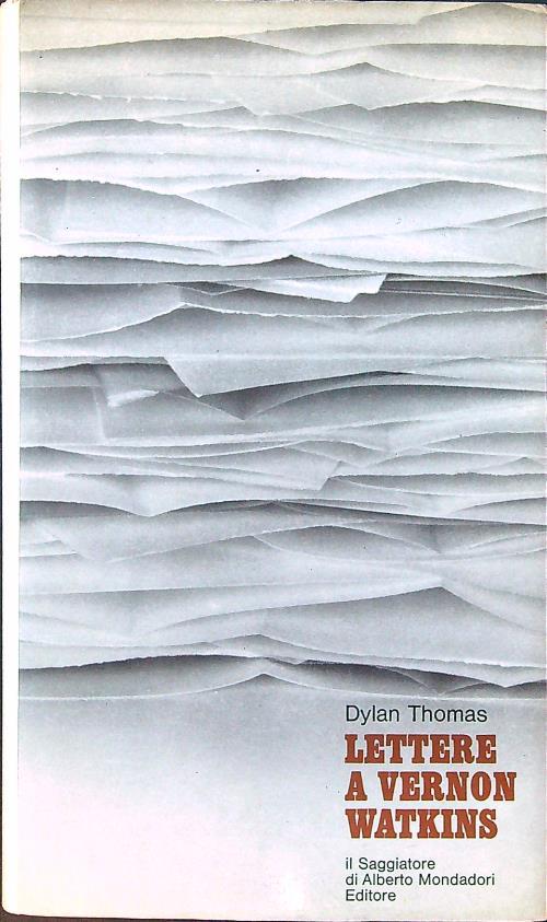 Lettere a Vernon Watkins - Dylan Thomas - copertina