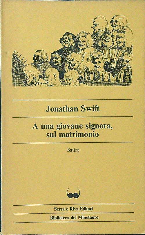 A una giovane signora, sul matrimonio - Jonathan Swift - copertina