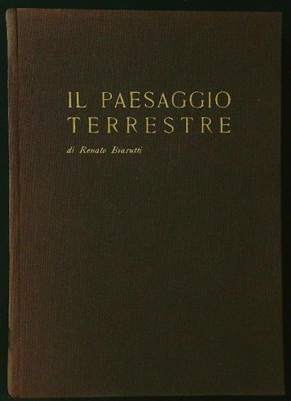 Il paesaggio terrestre - Renato Biasutti - copertina