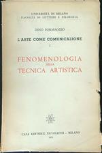 Fenomenologia della tecnica artistica