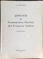 Appunti di grammatica storia del francese antico DA RILEGARE